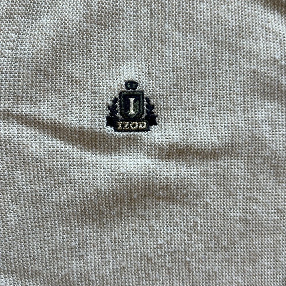 Vtg Izod crested cardigan sweater - Picture 3 of 4